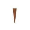 TerraForm Edging 240mmH x 100mmW  3.0mm Gauge Corten Steel Stake