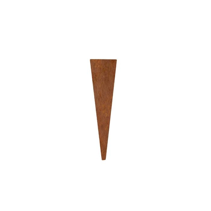 TerraForm Edging 240mmH x 100mmW  3.0mm Gauge Corten Steel Stake