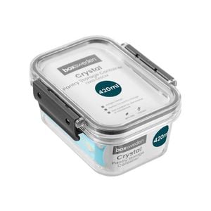 Boxsweden Crystal 420ml/13cm Pantry Storage Container - Clear