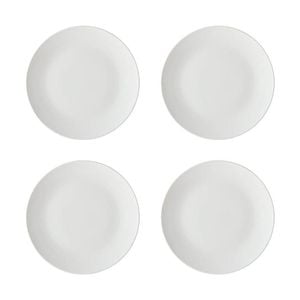 4x Maxwell & Williams White Basics Coupe Dinner Plate Sturdy And Stylish 27.5cm