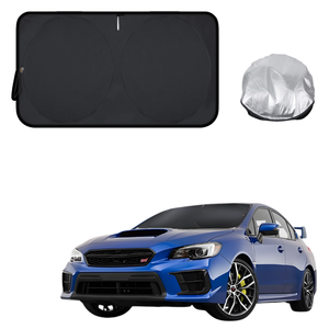 Front Windscreen Sun Shade for Subaru WRX 2014 - 2021 (Auto/Manual) - Standard 150 x 85 cm - Black