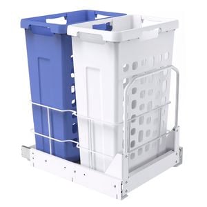Kaboodle 2 x 35L Base Mount Laundry Hamper