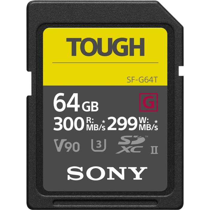 Sony 64GB SF-G TOUGH UHS-II SD Card