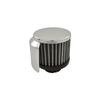 Chrome Clamp-on Filter Breather with Hood