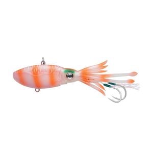 Nomad Design Squidtrex 130mm Soft Vibe Plastic Fishing Lure Orange Tiger