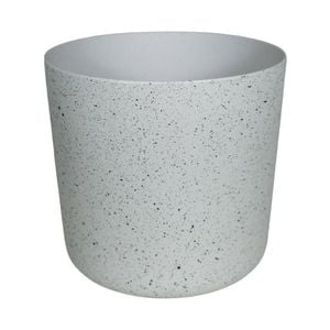 Eden 18cm White Stonelite Sphere Planter - 180mm