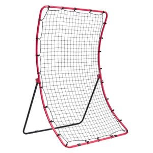Vevor 121.9x127.6cm Baseball And Softball Rebounder Net Red and Black with PitchBack All Angle Fielding