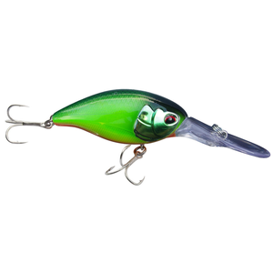 Profishent Chainsaw 65mm Crankbait Hard Body Fishing Lure Green Chartreuse Orange
