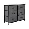 Levede 6 Chest of Drawers Storage Cabinet Grey