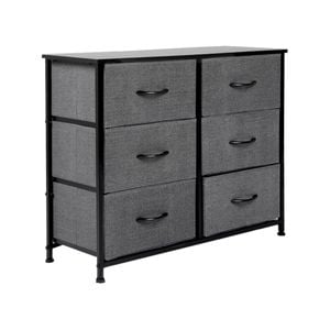 Levede 6 Chest of Drawers Storage Cabinet Grey