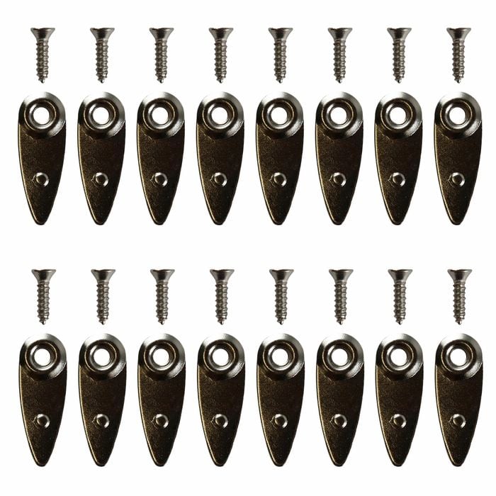 Everhang Nickel Plated Picture Frame Stay - 16 Pack