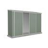 Absco Sheds 3.0 x 0.78 x 1.95m Pale Eucalypt Ezislider Double Sliding Door Garden Shed