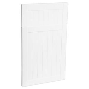 Kaboodle 450mm Vanilla Essence Country Premium Vinyl 1 Door / 1 Drawer Panel
