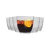 Duralex Gigogne Glass Tumblers, 220ml Drinking Glasses - Set Of 12