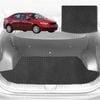6D Diamond Car Boot Mat for Kia Cerato (TD)2009-2013-Hatch-Cargo Mat-Black-Outback GT