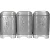 3pc Kitchencraft Lovello Textured Tea/Coffee/Sugar Set - Grey