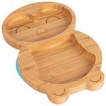 Tiny Dining Bamboo Penguin Baby Feeding Plate with Suction Cup