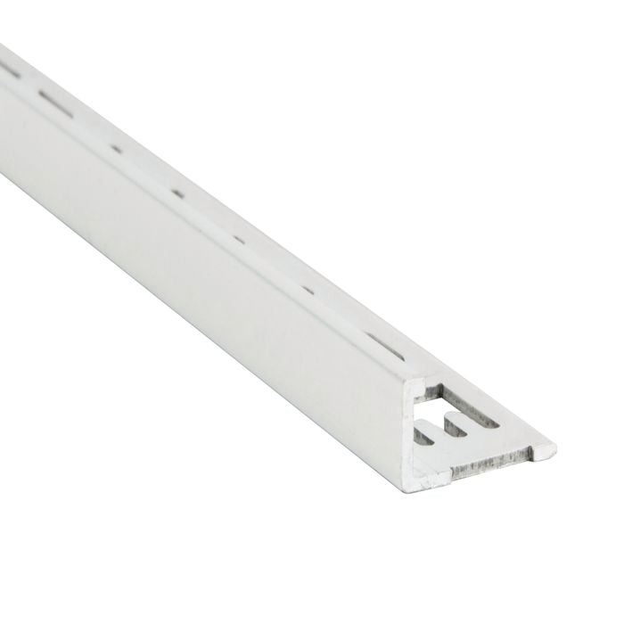 QEP 8mm x 3m White Angle L Shape Tile Trim