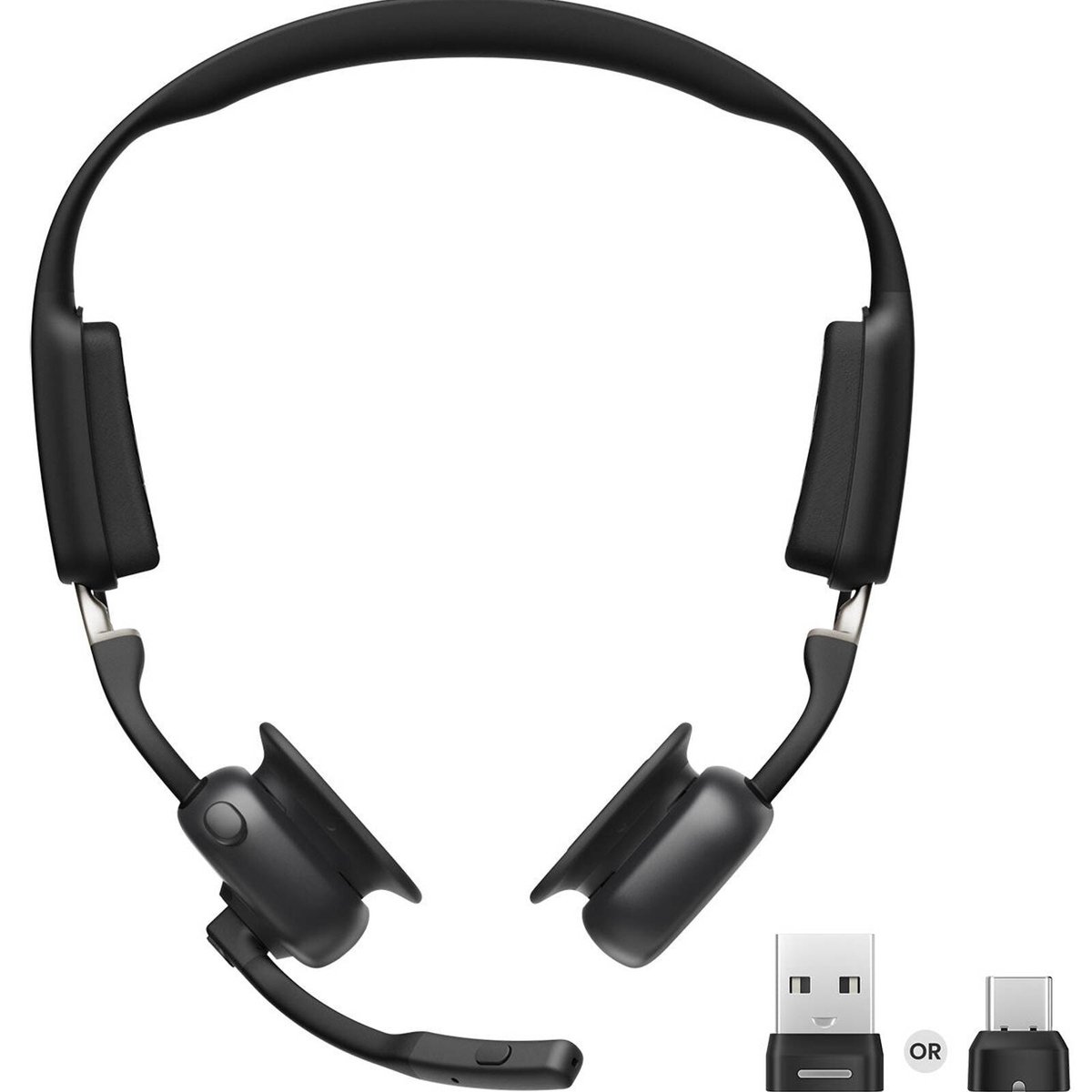 Shokz Openmeet Uc Wireless Bone Conduction Headset - Black