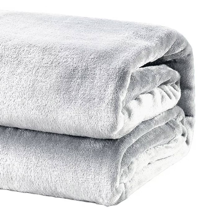 Renee Taylor 220x240cm Soft Warm Mink Blanket/Throw Heavy Weight Acrylic Dove