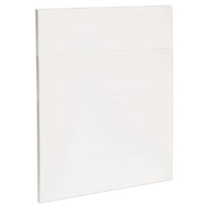 Kaboodle 600mm Egg White Modern 3 Drawer Panels