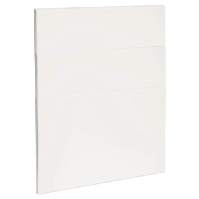 Kaboodle 600mm Egg White Modern 3 Drawer Panels