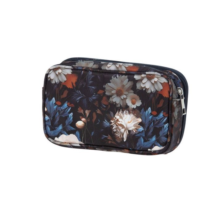 Bramble Bay Vintage Floriade Pearl Rhapsody Makeup Cosmetic Bag 29cm