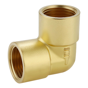 Kinetic - 15mm F&F Brass Threaded Elbow LF