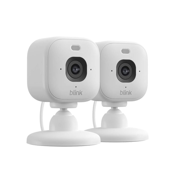 Blink Mini 2K+ Security Camera White - 2 Pack