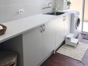 benchtop in a laundry