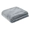 J.Elliot 450gsm Solid Faux Mink Blanket Graphite