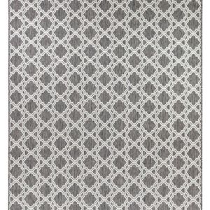 Long Island 9892 W71e 120x170 Brown Cream Rug