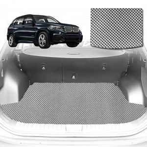 6D Diamond Car Boot Mat for BMW X5 (E70)2007-2013-Cargo Mat-Grey-Outback GT