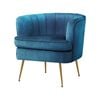 Artiss Blue Armchair Norvia