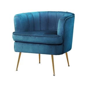 Artiss Blue Armchair Norvia