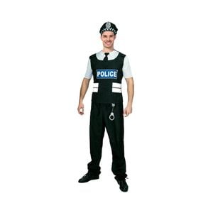 More Than Party Adult Police Man Costume Complete Set S/M