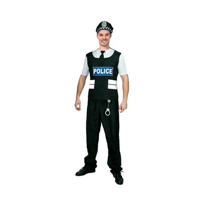 More Than Party Adult Police Man Costume Complete Set S/M