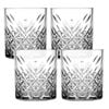 4pc Pasabahce Home/Bar Timeless DOF Soda And Lime Glasses Drinkware 345ml Set 4