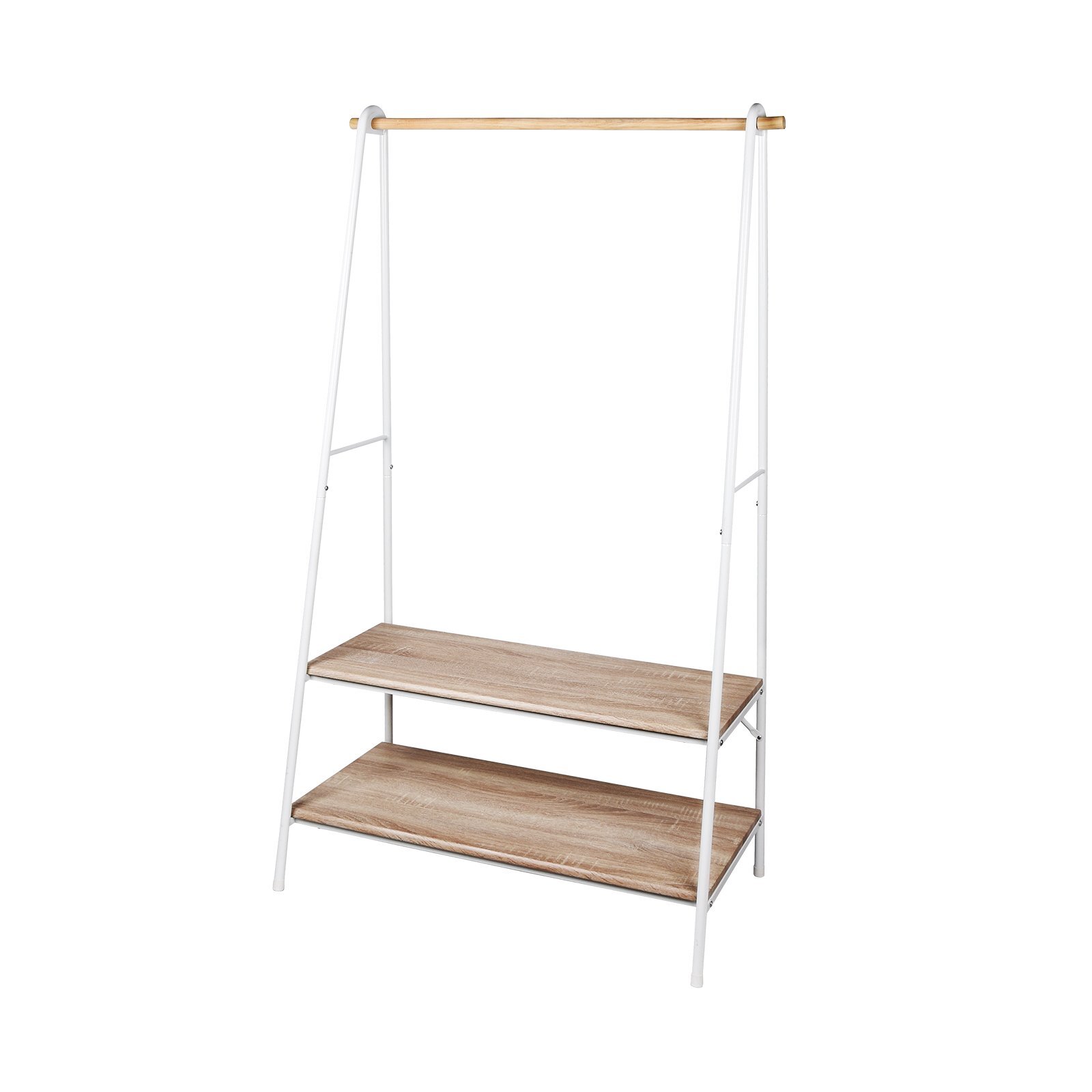 Flexi Storage Living 955 x 1650 x 460mm White / Oak Garment Rack product image