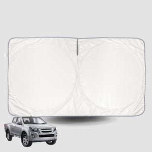 Windscreen Sun Shade for Isuzu® D-Max Crew Cab 2020-Current Universal Fit Window Visor UV Block