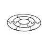 Jack 30cm Black Metal Pot Trivet