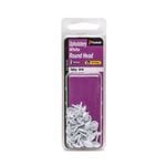 Paslode White Round Head Upholstery Nails - 35 Pack