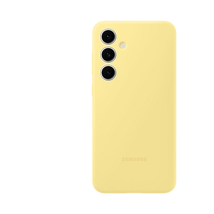 Samsung Silicone Case for Galaxy S24 FE - Yellow