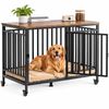 Advwin Dog Crate Furniture Heavy Duty Dog Cage Sturdy Dog Kennel