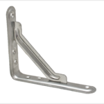 Carinya 150 x 120 x 28mm Light Stayed Bracket - Zinc