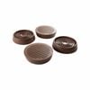 Surface Gard 44mm Round Rubber Castor Cups - 4 Pack
