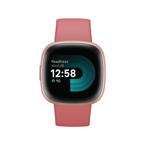 Fitbit Versa 4 Smart Fitness Watch - Pink Sand/Copper Rose