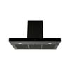 Esatto 90cm Matt Black Box Canopy Rangehood