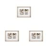3PK Unigift Soho 4-Open Collage Picture Frame 10x15cm Natural