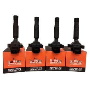 4-Pack SWAN Ignition Coil for Mercedes Benz E-Class & SLK Kompressor (1.8L)